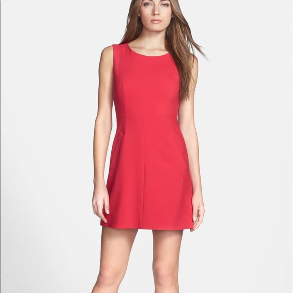 Diane Von Furstenberg Red Capreena Dress